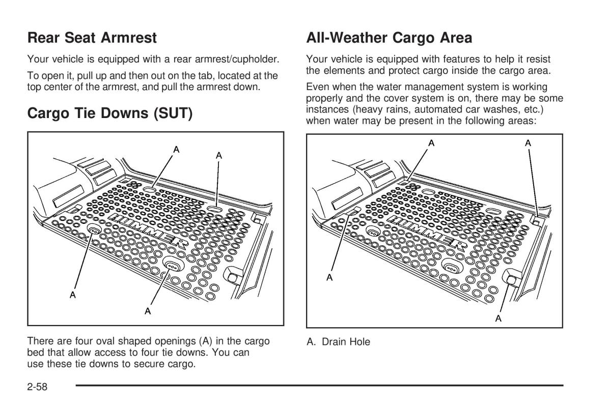 Hummer H2 owners manual / page 134