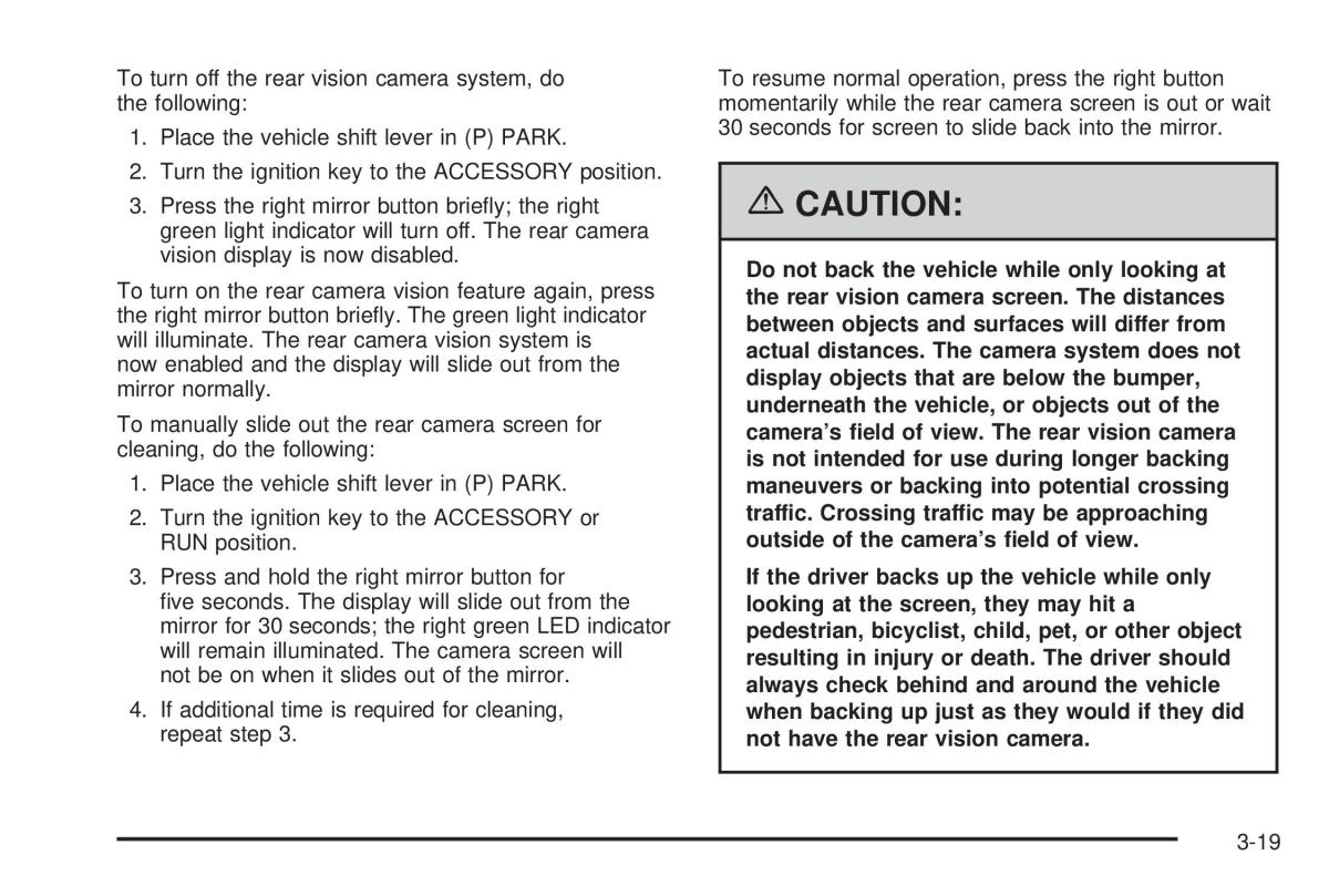 Hummer H2 owners manual / page 159