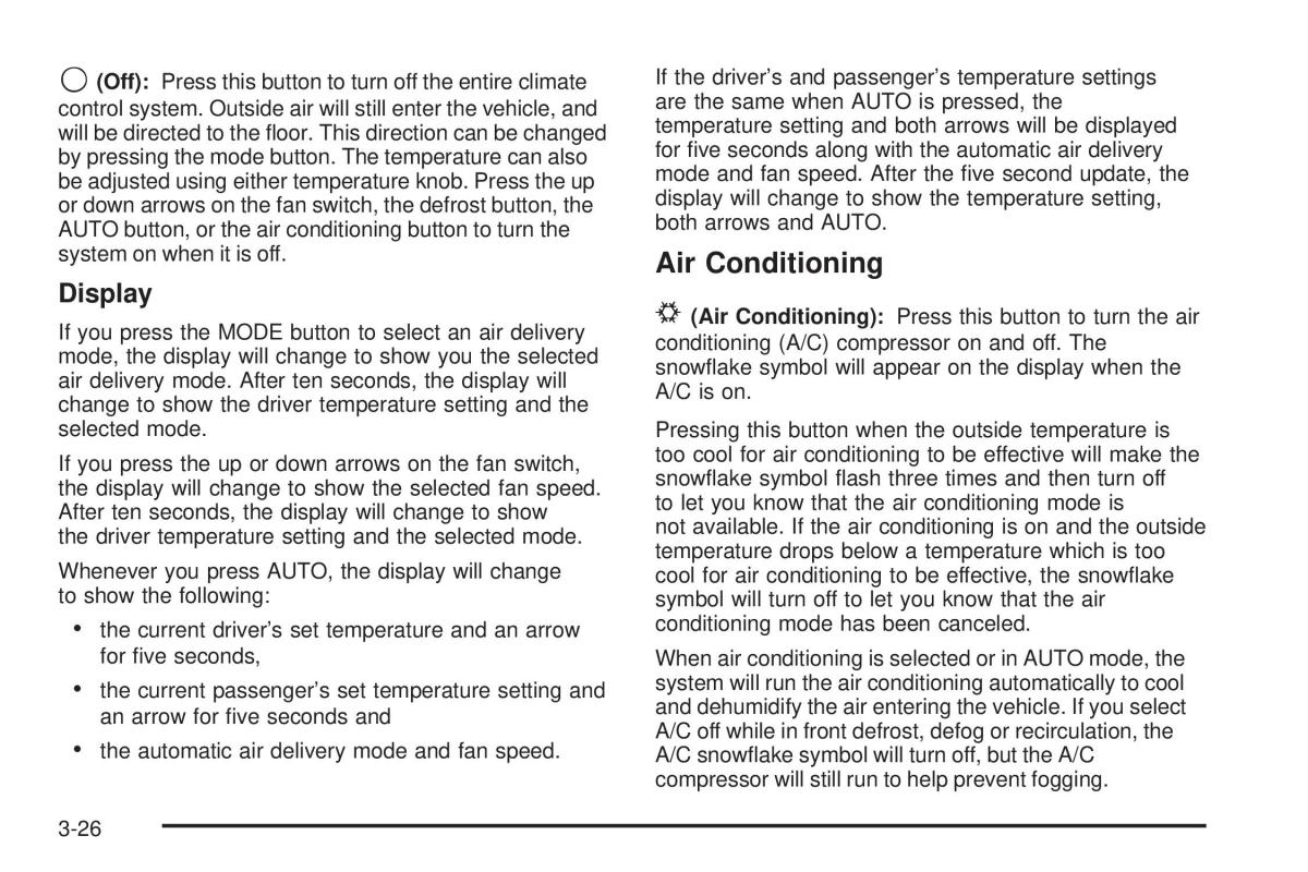 Hummer H2 owners manual / page 166