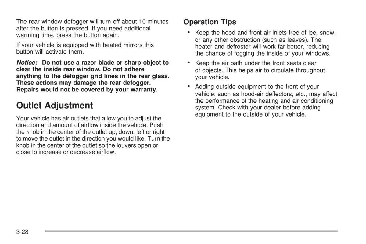 Hummer H2 owners manual / page 168