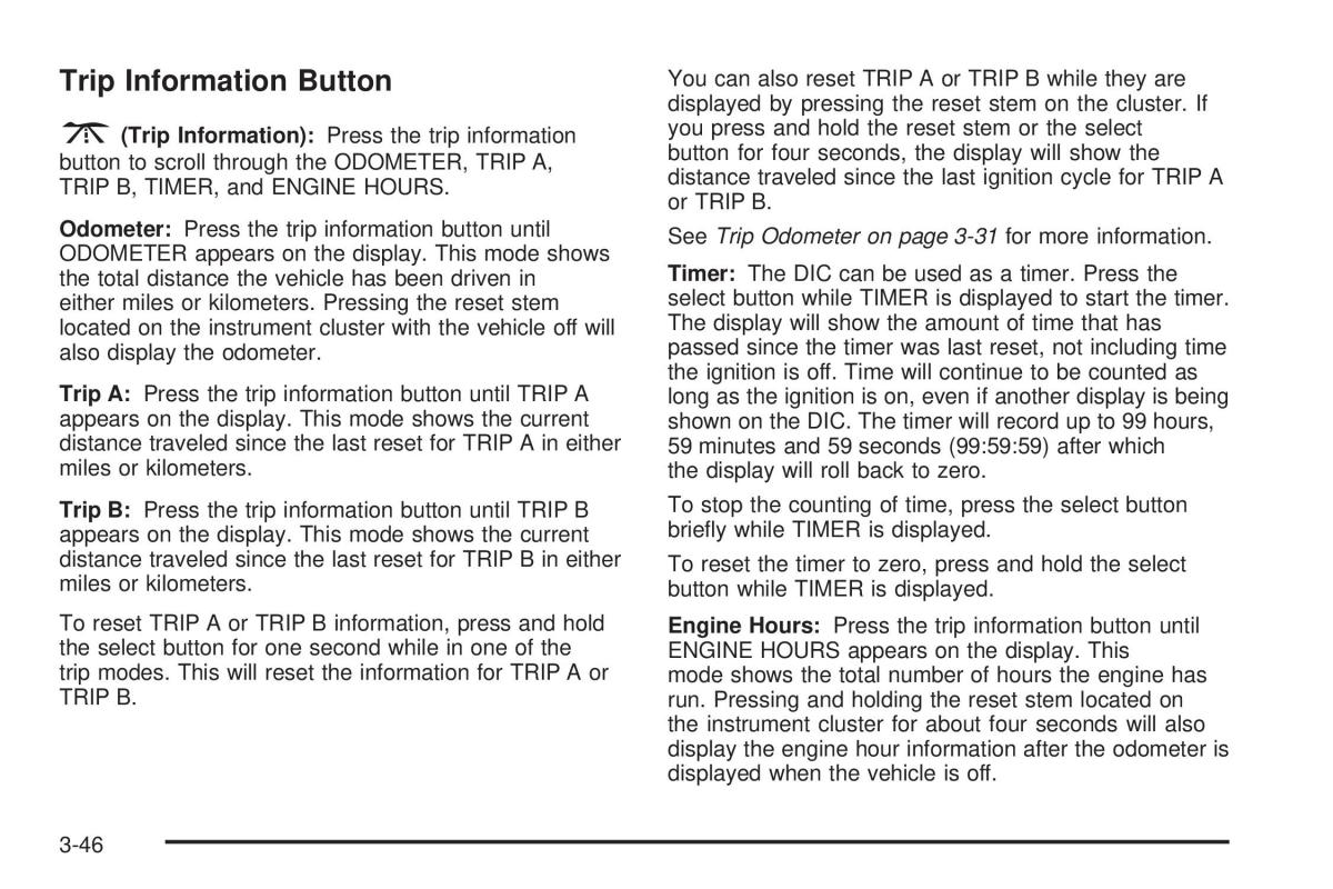 Hummer H2 owners manual / page 186