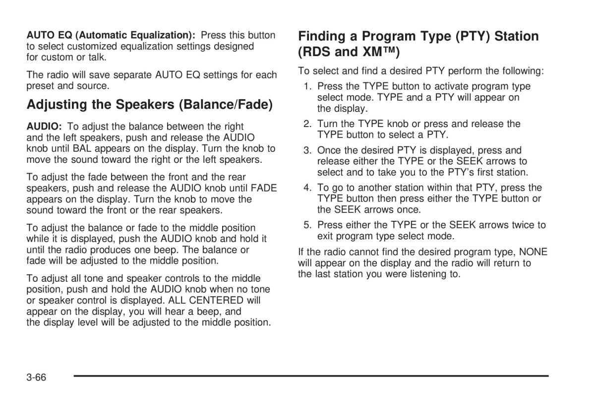 Hummer H2 owners manual / page 206