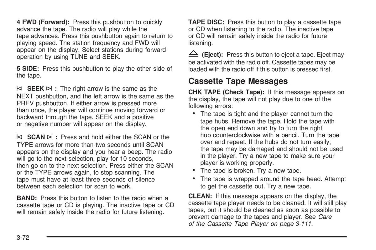 Hummer H2 owners manual / page 212