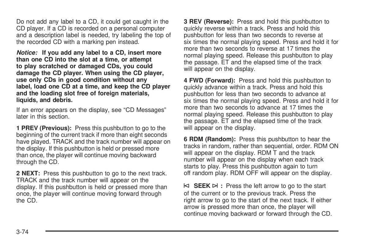 Hummer H2 owners manual / page 214