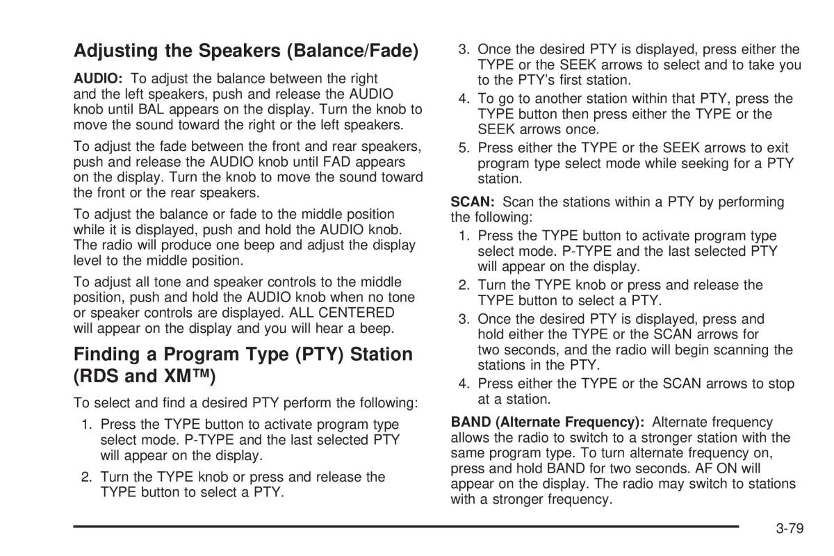 Hummer H2 owners manual / page 219