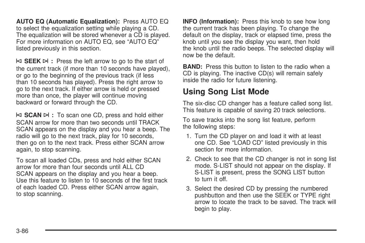 Hummer H2 owners manual / page 226