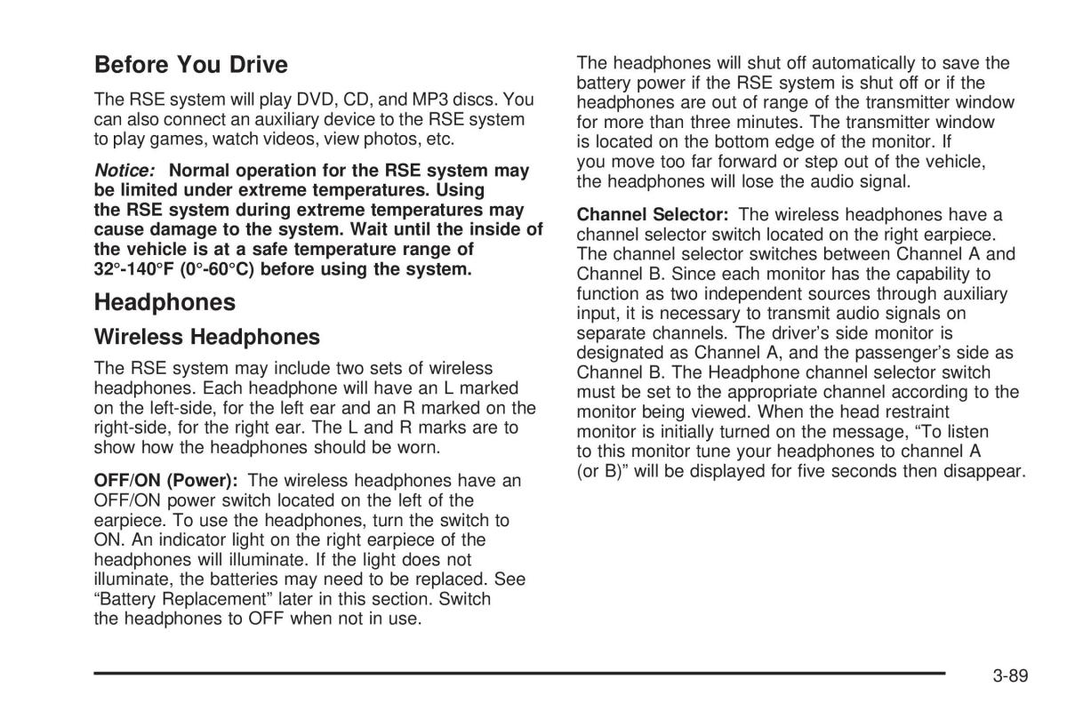 Hummer H2 owners manual / page 229