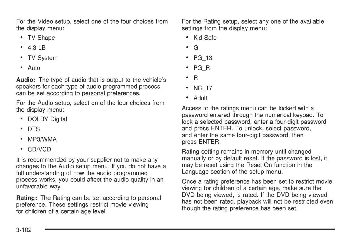 Hummer H2 owners manual / page 242