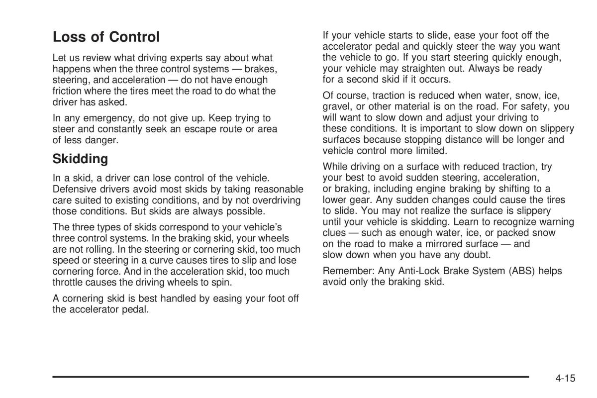 Hummer H2 owners manual / page 269