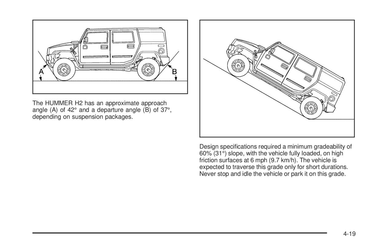 Hummer H2 owners manual / page 273