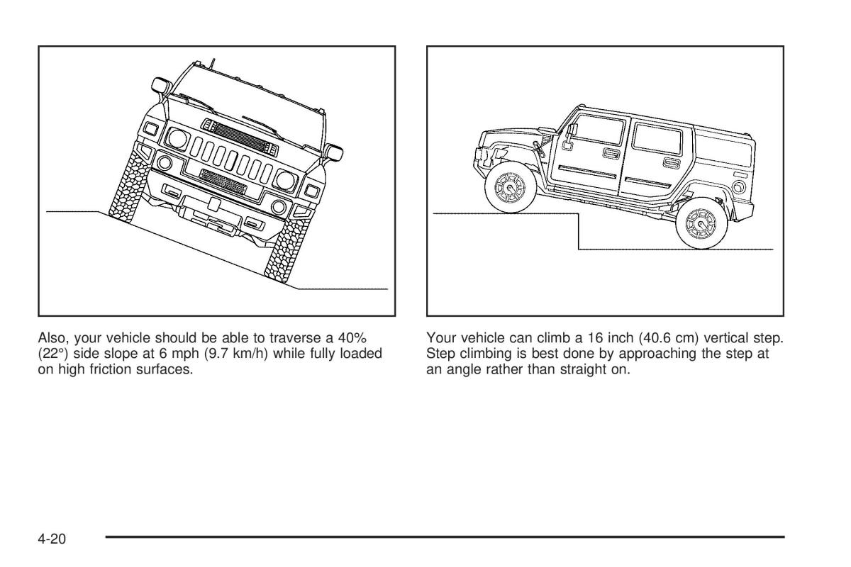 Hummer H2 owners manual / page 274