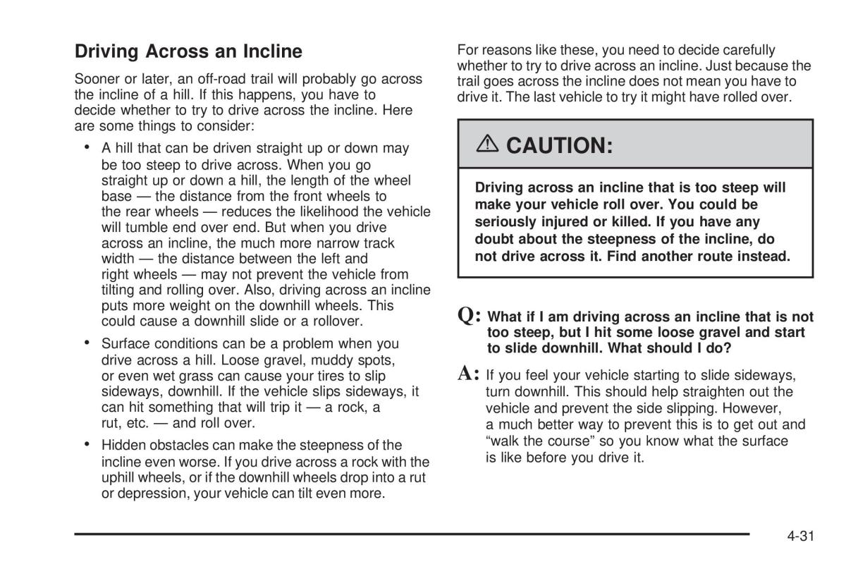 Hummer H2 owners manual / page 285