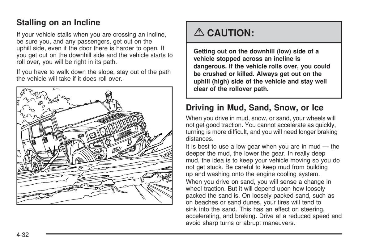 Hummer H2 owners manual / page 286