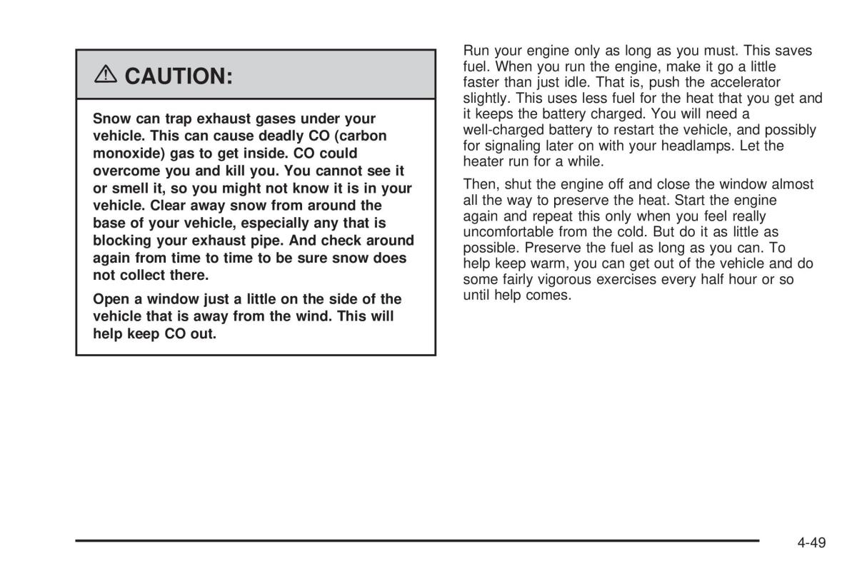 Hummer H2 owners manual / page 303