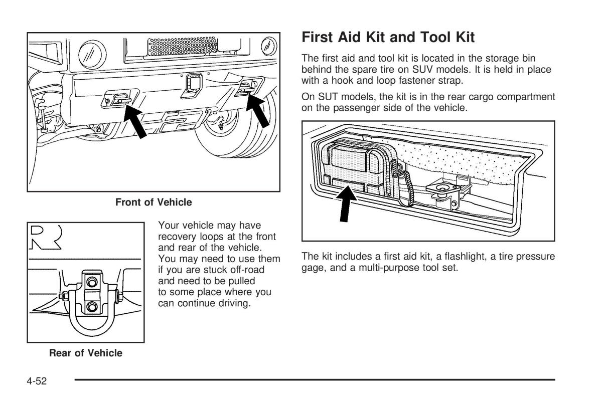 Hummer H2 owners manual / page 306