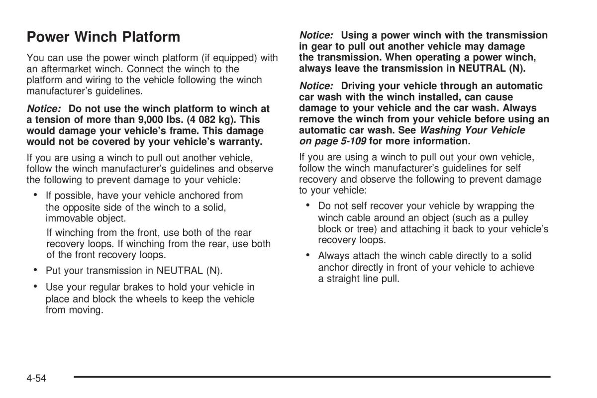 Hummer H2 owners manual / page 308