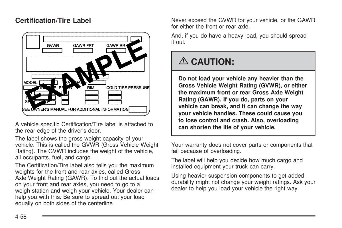 Hummer H2 owners manual / page 312