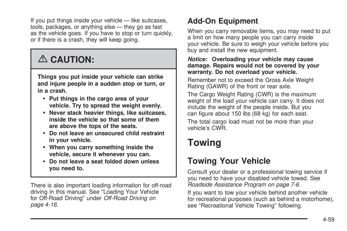 Hummer H2 owners manual / page 313