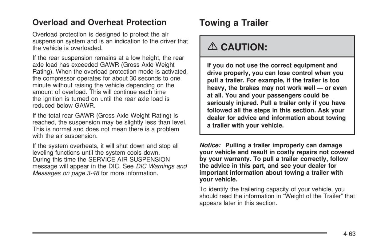 Hummer H2 owners manual / page 317