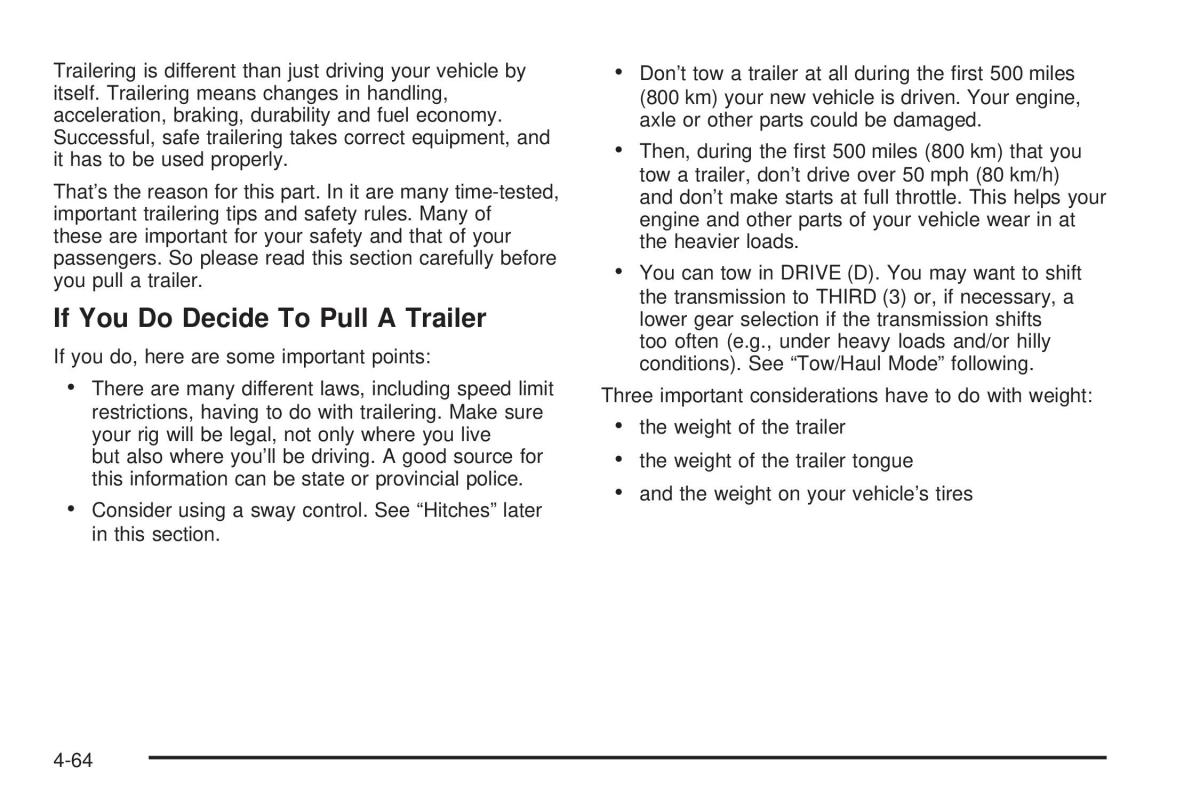 Hummer H2 owners manual / page 318