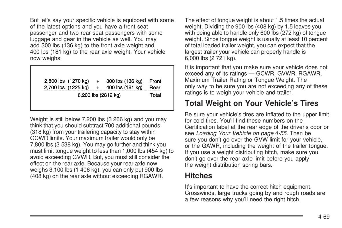 Hummer H2 owners manual / page 323