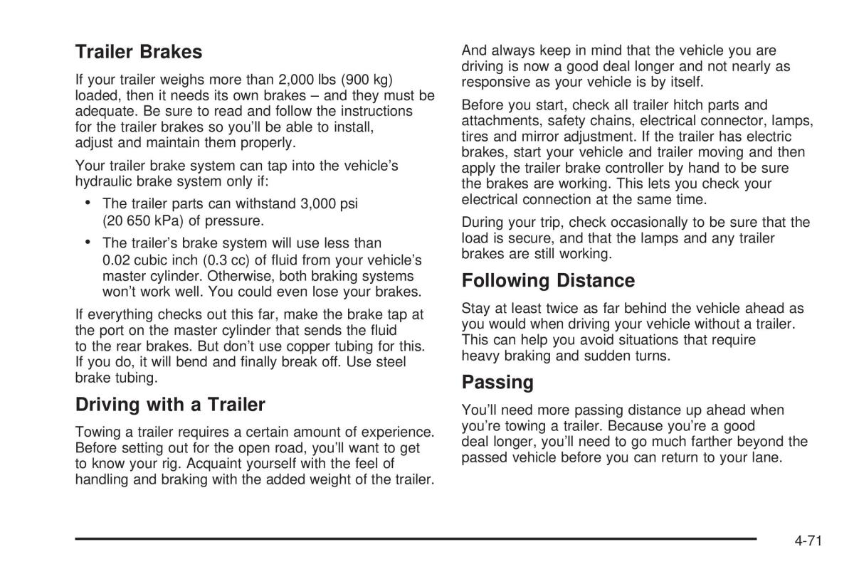 Hummer H2 owners manual / page 325