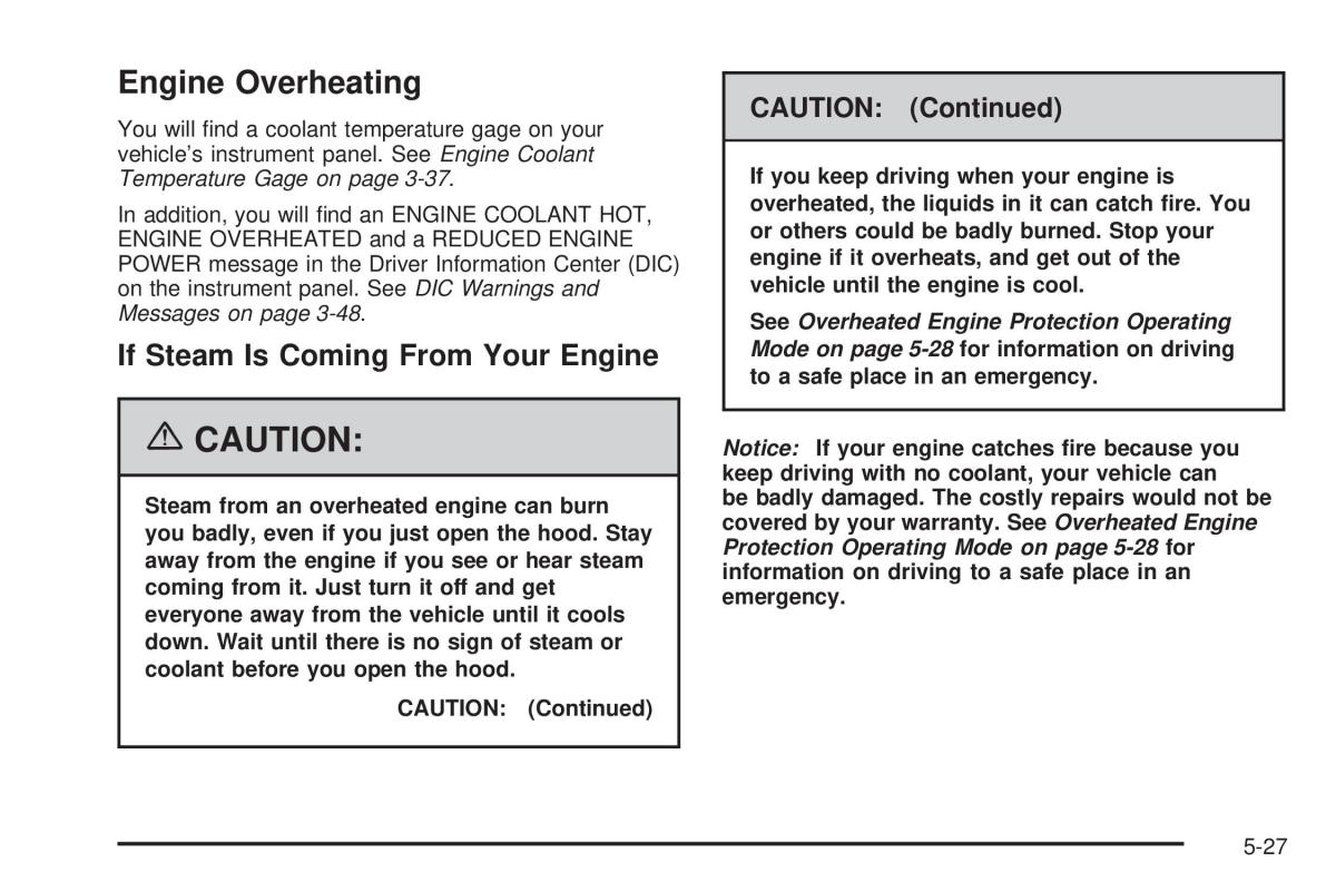 Hummer H2 owners manual / page 357