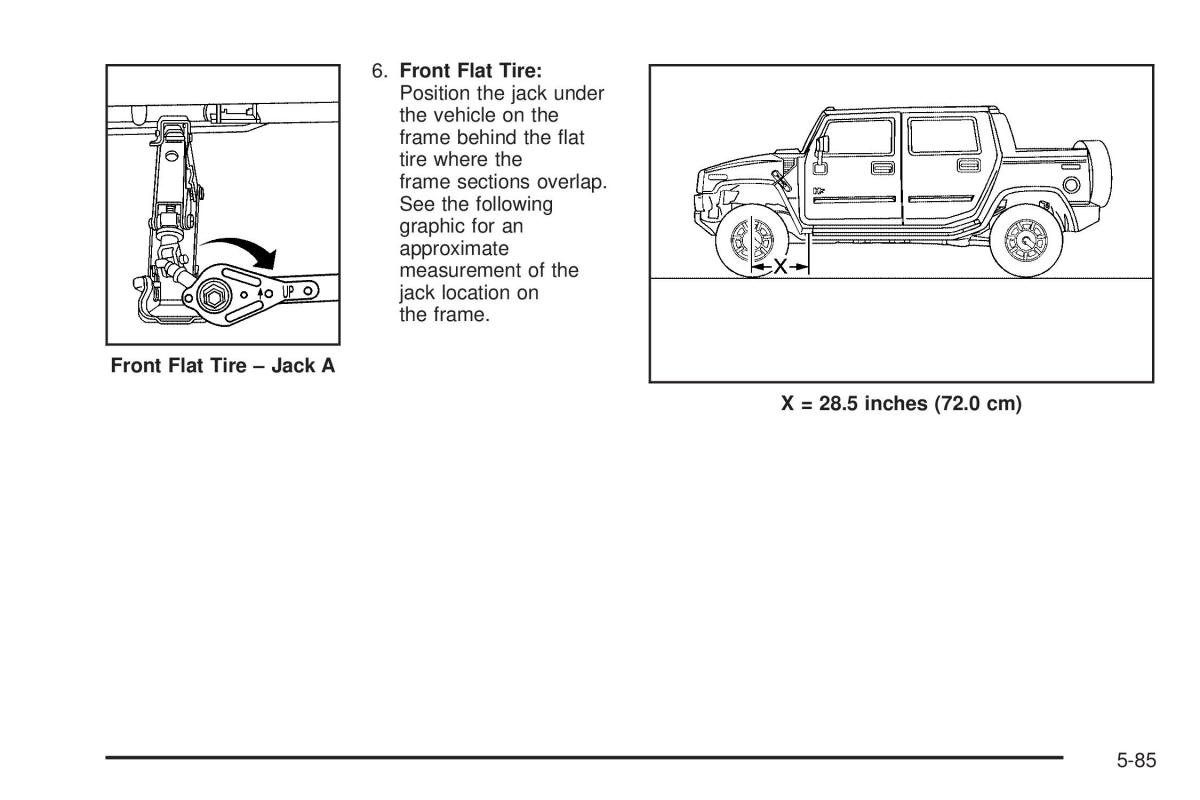 Hummer H2 owners manual / page 415