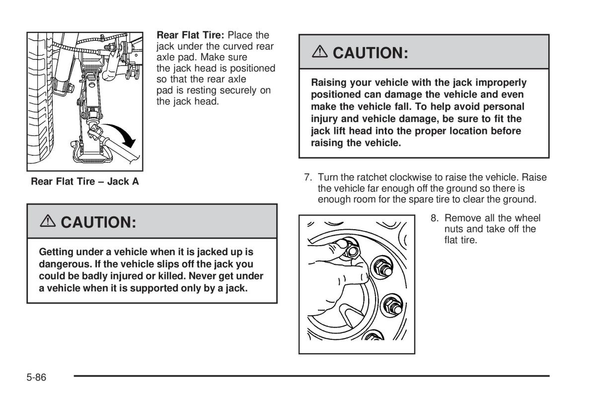 Hummer H2 owners manual / page 416