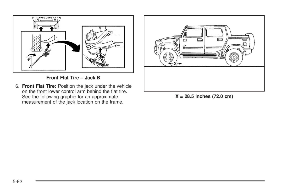 Hummer H2 owners manual / page 422