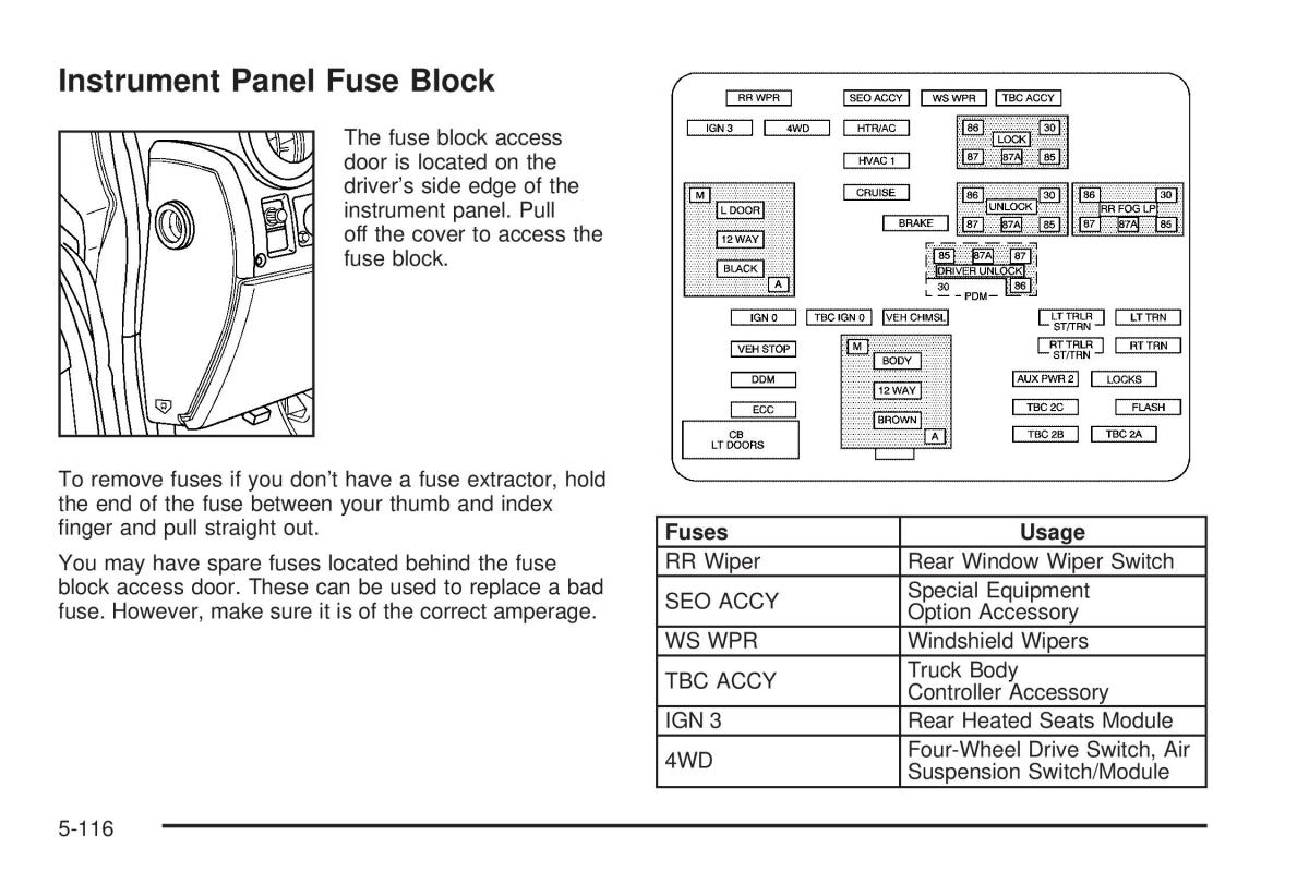 Hummer H2 owners manual / page 446