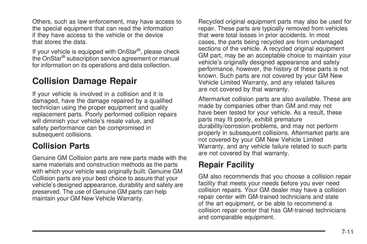 Hummer H2 owners manual / page 483