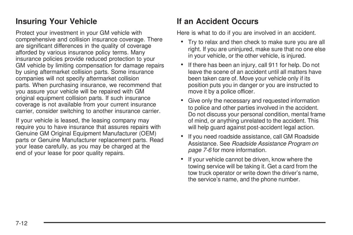 Hummer H2 owners manual / page 484