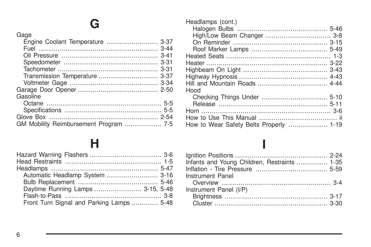 Hummer H2 owners manual / page 494