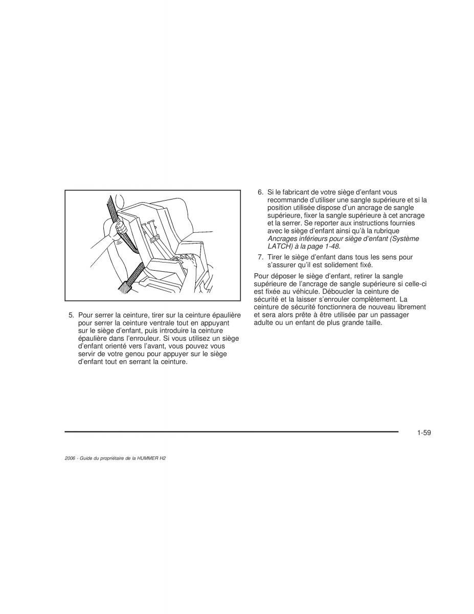 manual  Hummer H2 manuel du proprietaire / page 66