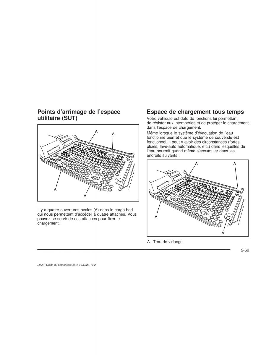 manual  Hummer H2 manuel du proprietaire / page 154