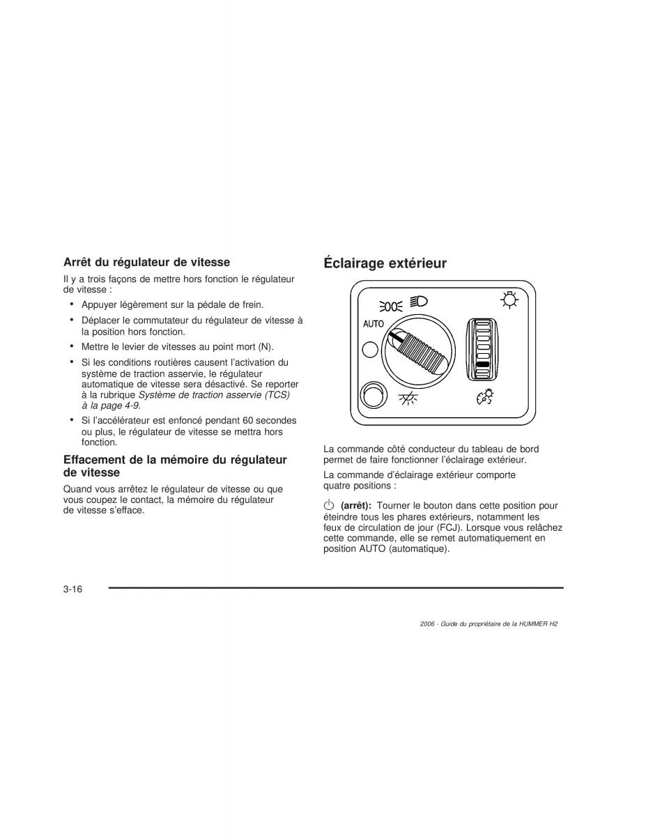 manual  Hummer H2 manuel du proprietaire / page 177