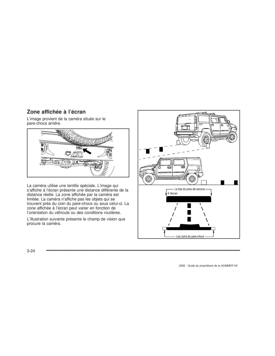 manual  Hummer H2 manuel du proprietaire / page 185