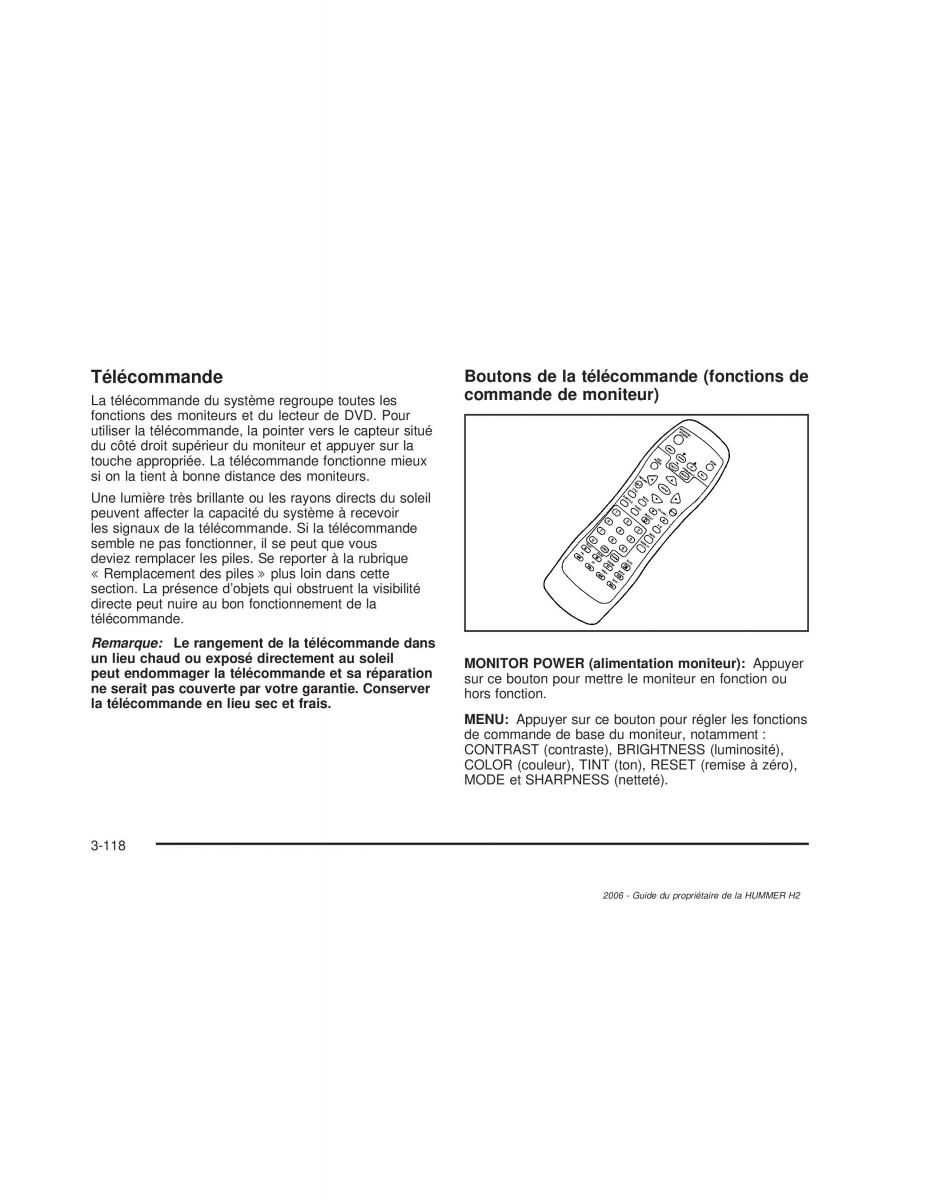 manual  Hummer H2 manuel du proprietaire / page 279