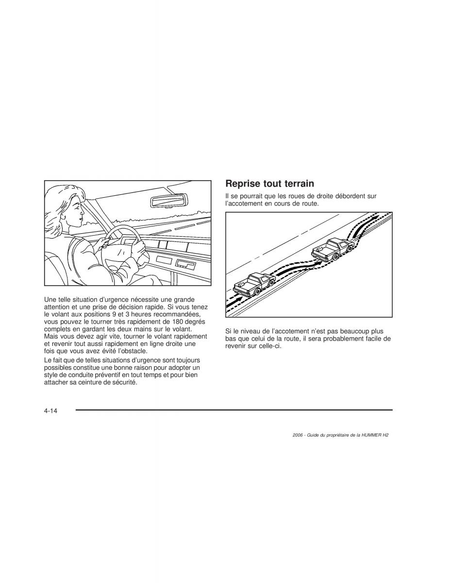 manual  Hummer H2 manuel du proprietaire / page 315