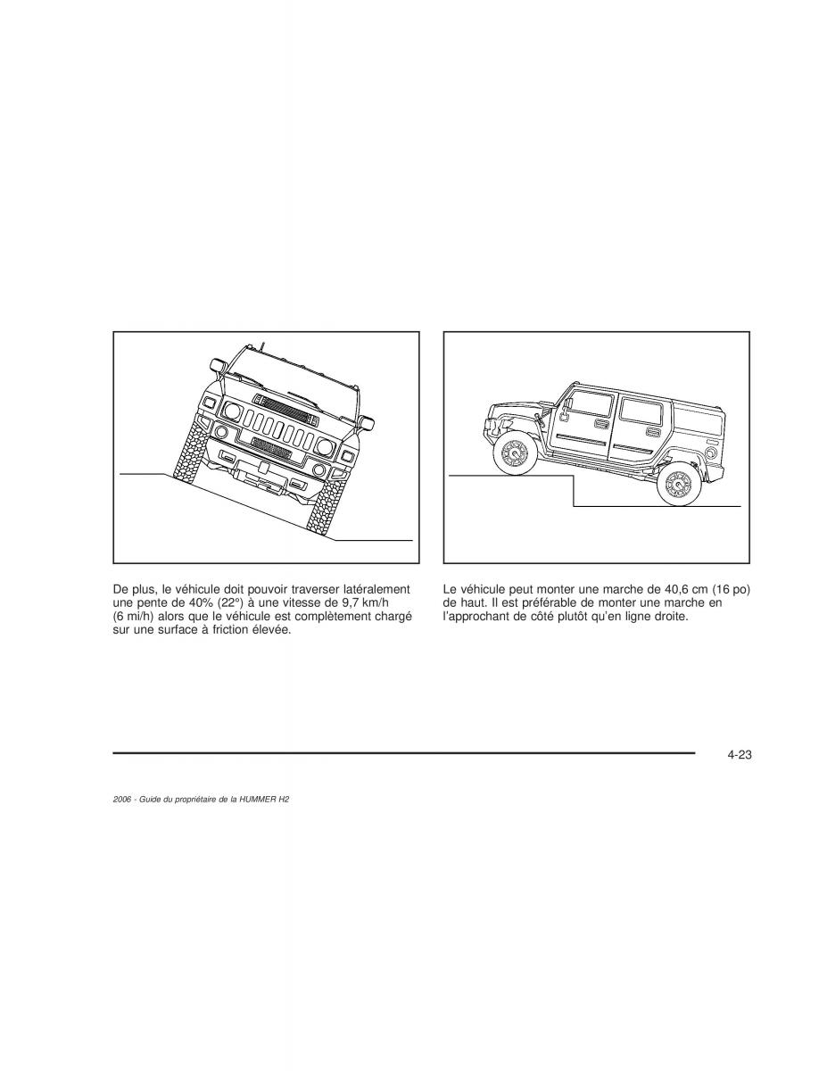 manual  Hummer H2 manuel du proprietaire / page 324