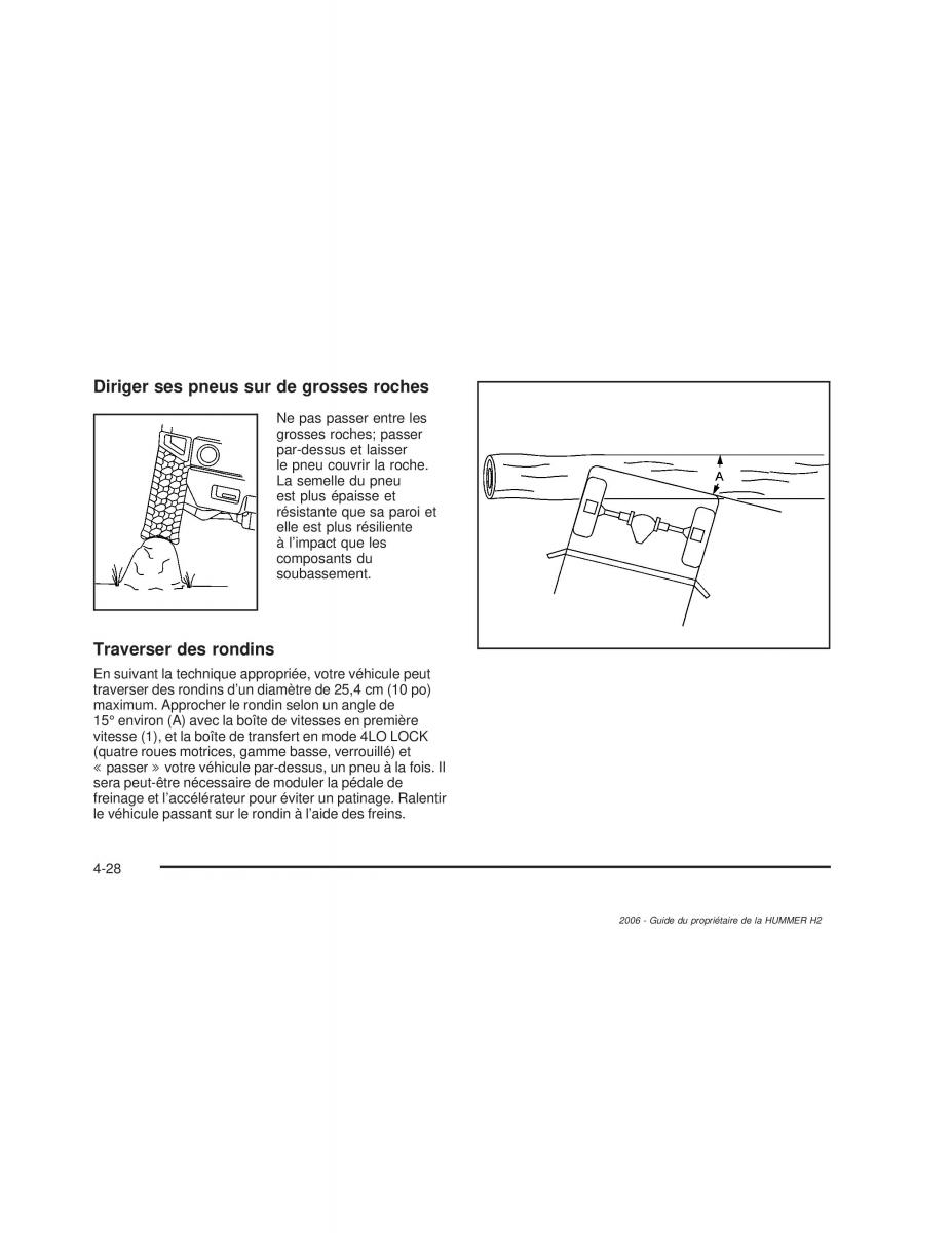 manual  Hummer H2 manuel du proprietaire / page 329