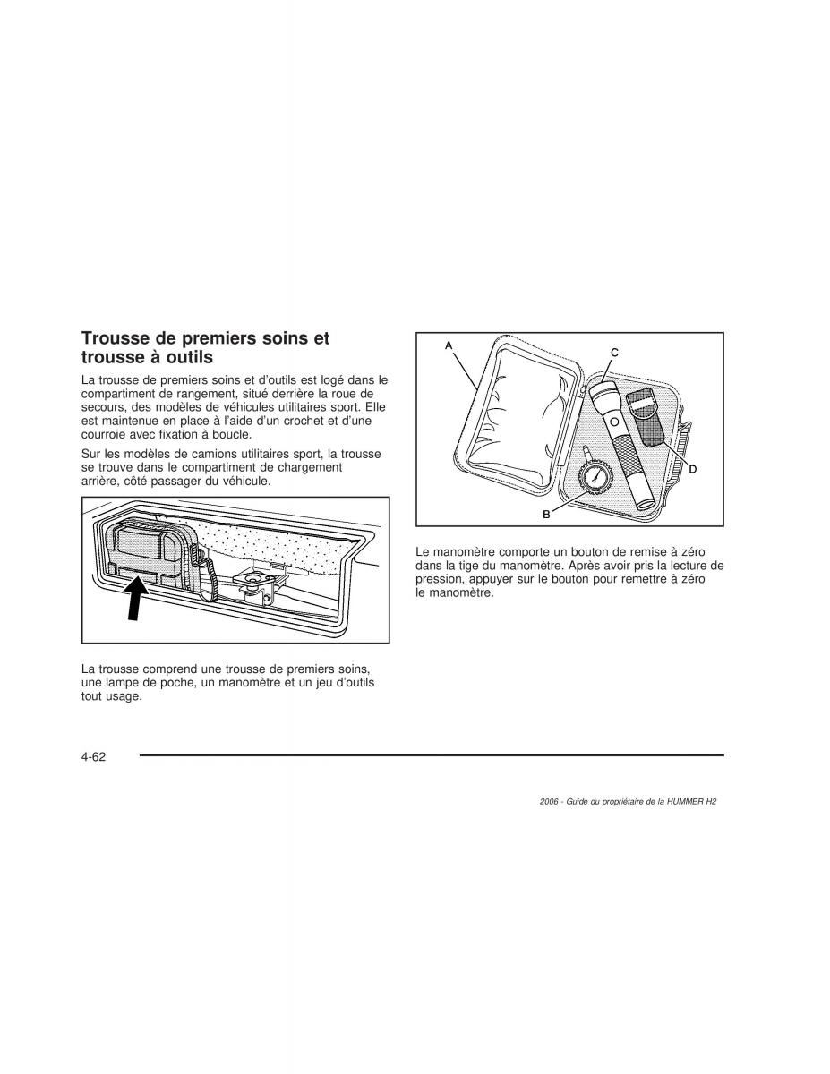 manual  Hummer H2 manuel du proprietaire / page 363