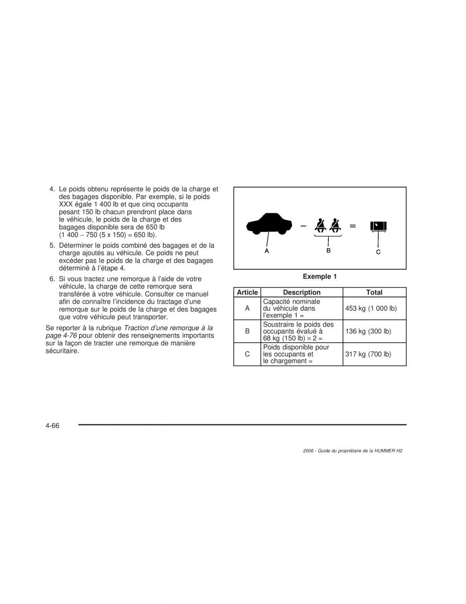 manual  Hummer H2 manuel du proprietaire / page 367