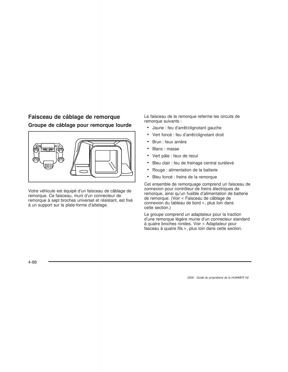 manual  Hummer H2 manuel du proprietaire / page 389