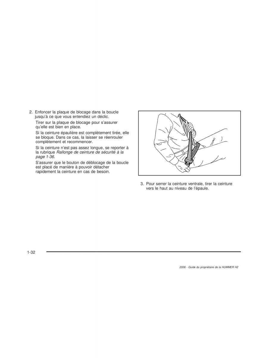 manual  Hummer H2 manuel du proprietaire / page 39