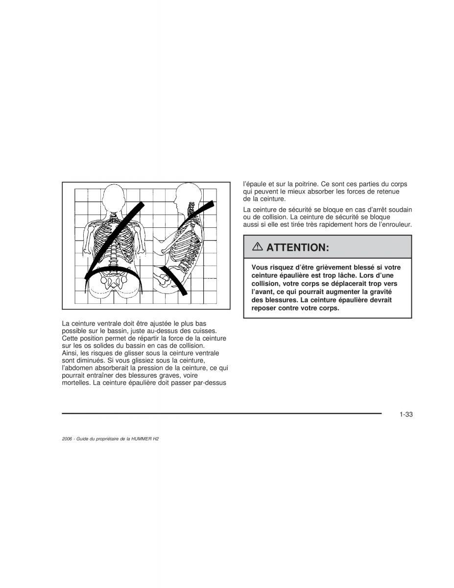 manual  Hummer H2 manuel du proprietaire / page 40