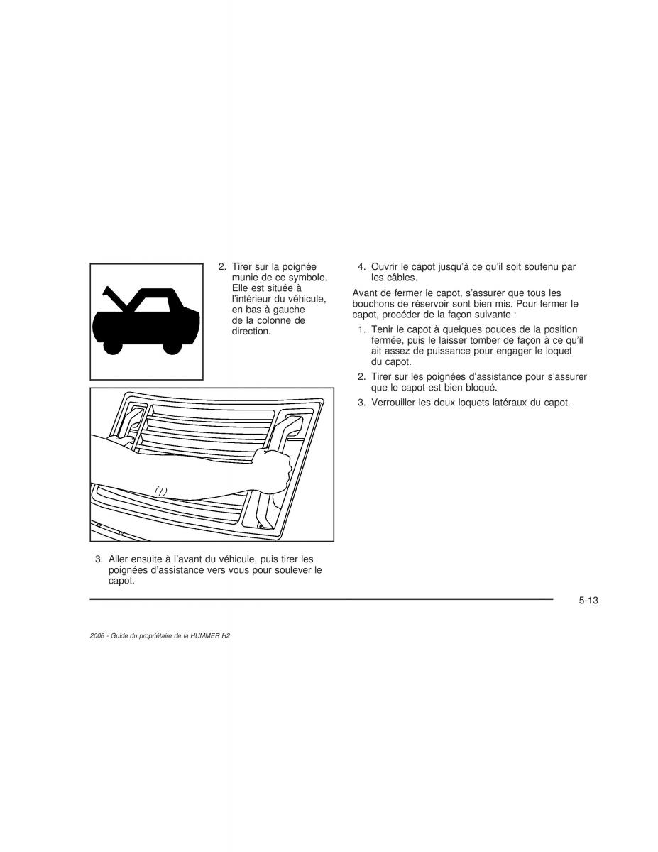 manual  Hummer H2 manuel du proprietaire / page 406