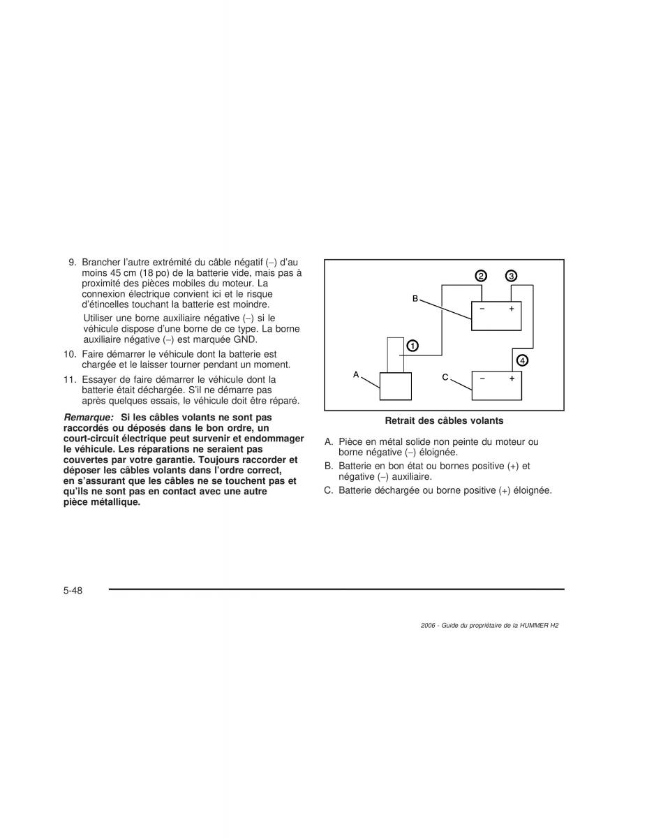 manual  Hummer H2 manuel du proprietaire / page 441