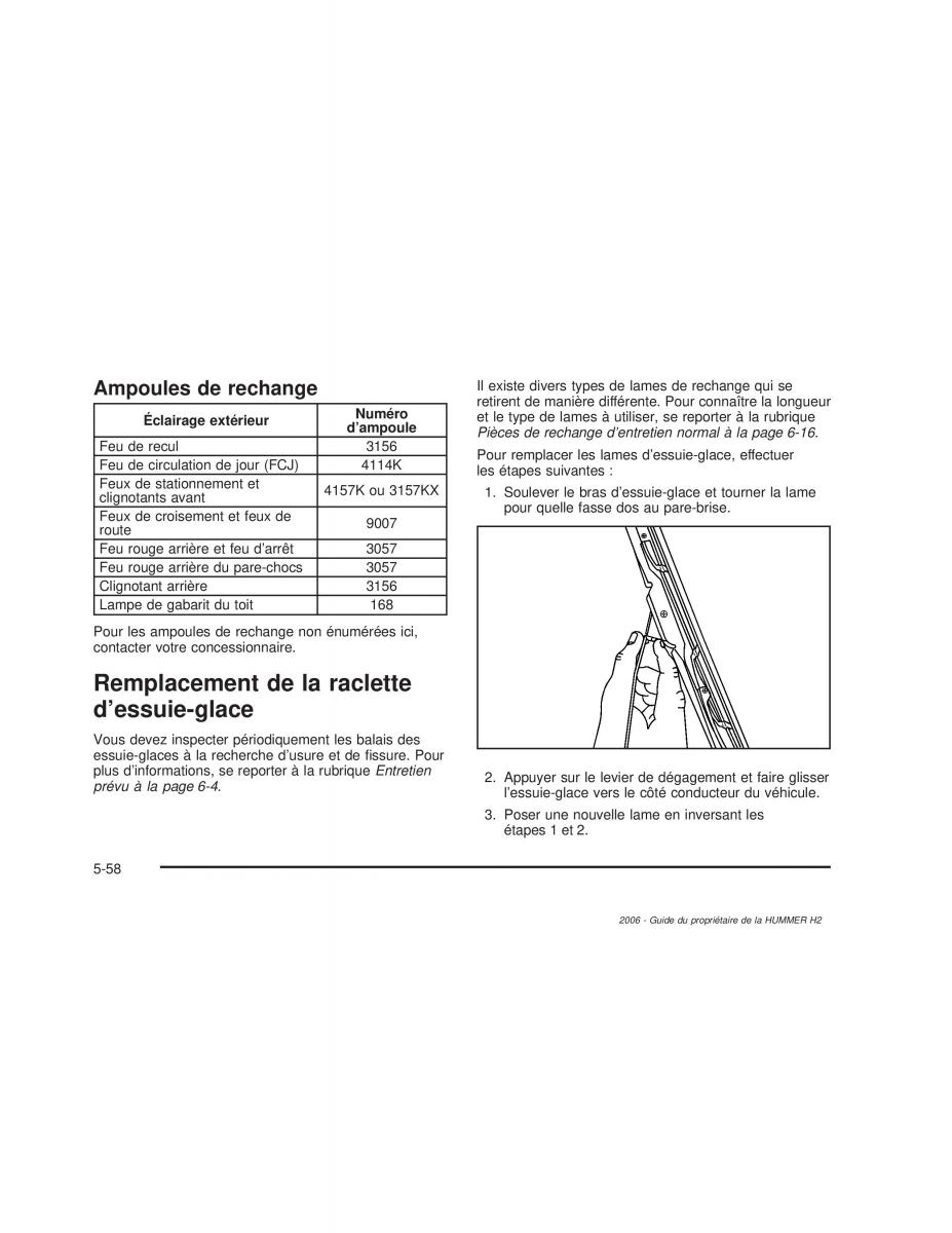 manual  Hummer H2 manuel du proprietaire / page 451